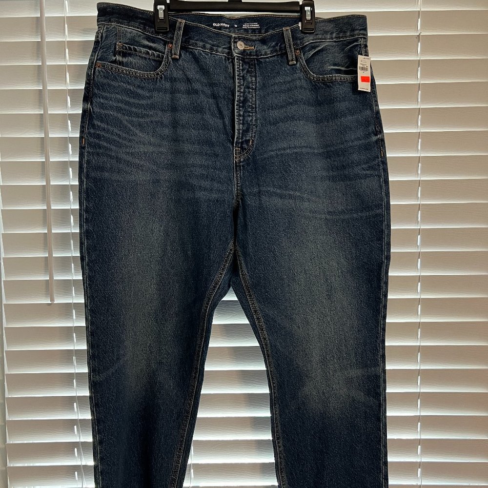 Old Navy Size 18 Sky-Hi Straight Jeans